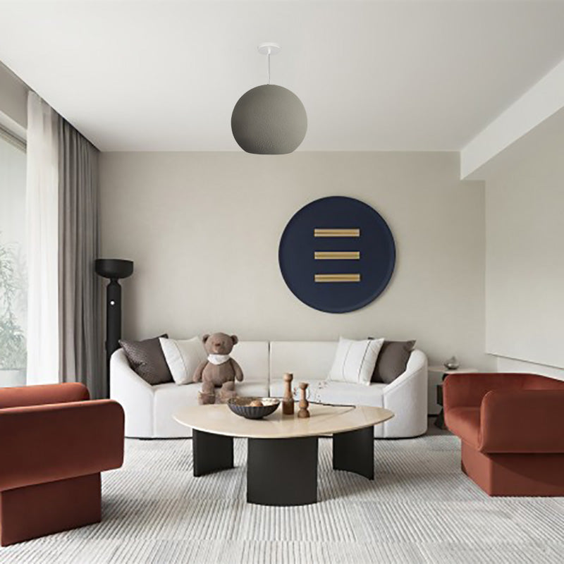 Byers Moderne Bol LED Hanglamp Wit/Grijs Polystyreen Woonkamer