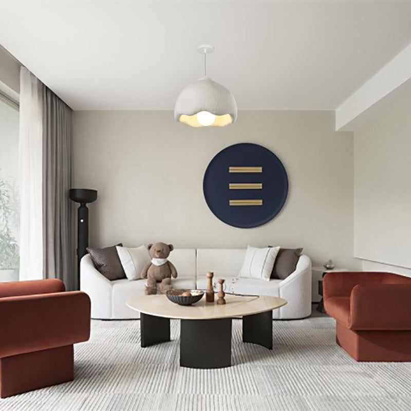 Byers Moderne Bloem LED Hanglamp Wit Polystyreen Woonkamer