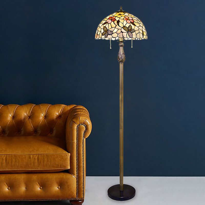 Alessio Vintage Vlinder Metalen LED Vloerlamp, Woonkamer/Slaapkamer