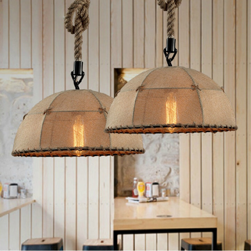 Renée Industriële LED Hanglampen Metaal/Touw Slaapkamer