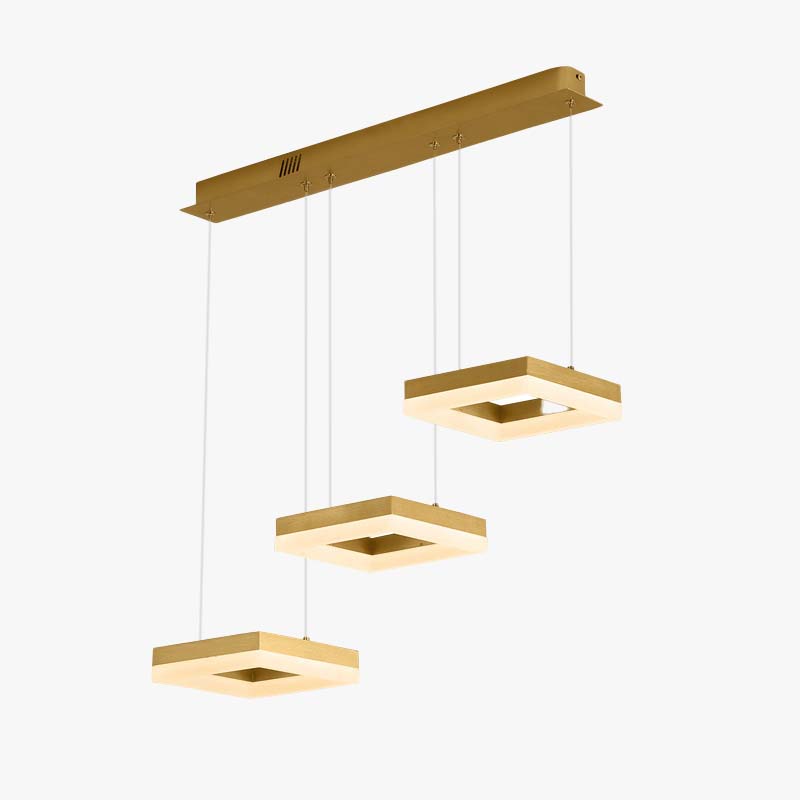 Raheel Design LED Hanglampen Goud Acryl Metaal Eetkamer Woonkamer