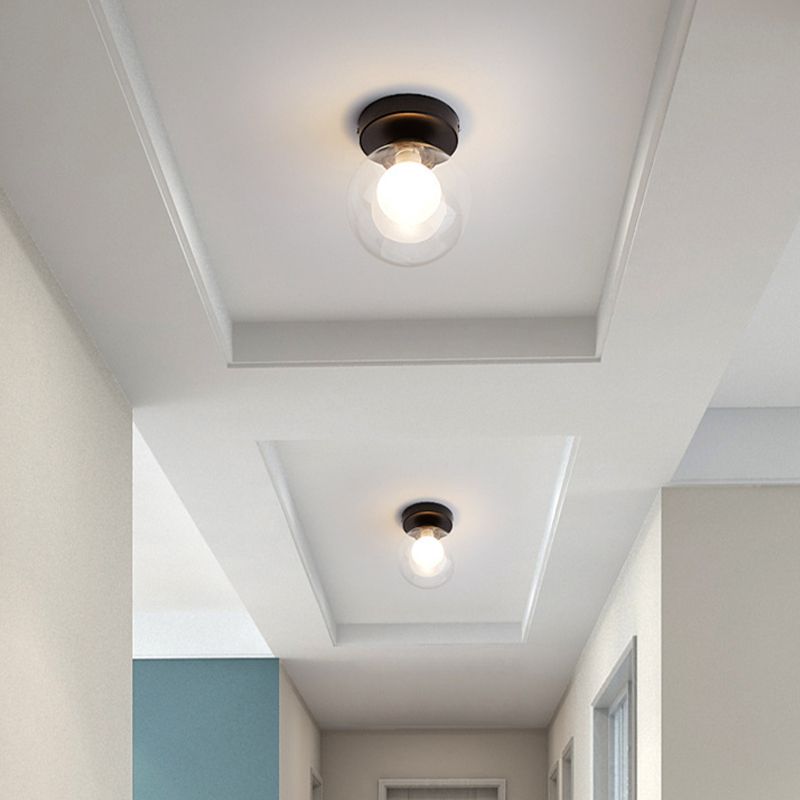 Valentina Moderne Design LED Plafondlamp Zwart/Goud Glas Woonkamer