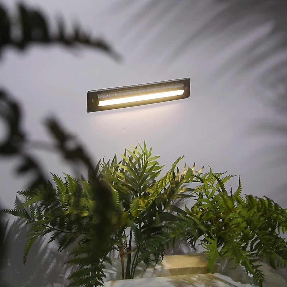 Orr Moderne LED Wandlamp Zwart Metaal/Acryl Buiten Trappenhuis