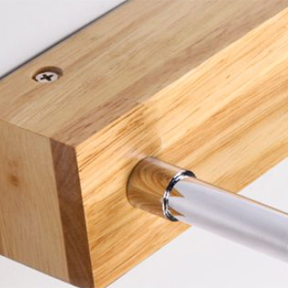 Ozawa Moderne Design LED Klassieke Wandlamp Metalen/Houten Spiegel Badmeubel Woon/Slaap/Badkamer
