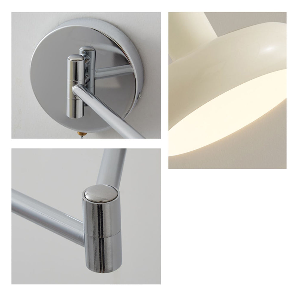 Carins Moderne Kleine LED Wandlamp Wit Metaal Woonkamer Slaapkamer