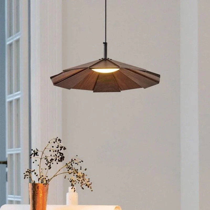 Ritta Vintage LED Hanglampen Walnoot Hout Slaapkamer/Bar/Theekamer