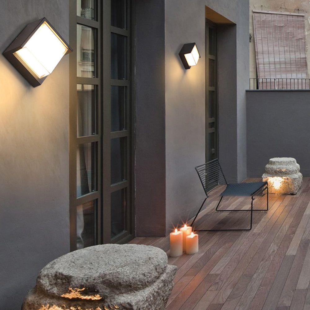 Orr Moderne Design LED Buiten Plafondlamp Metaal Zwart Buiten