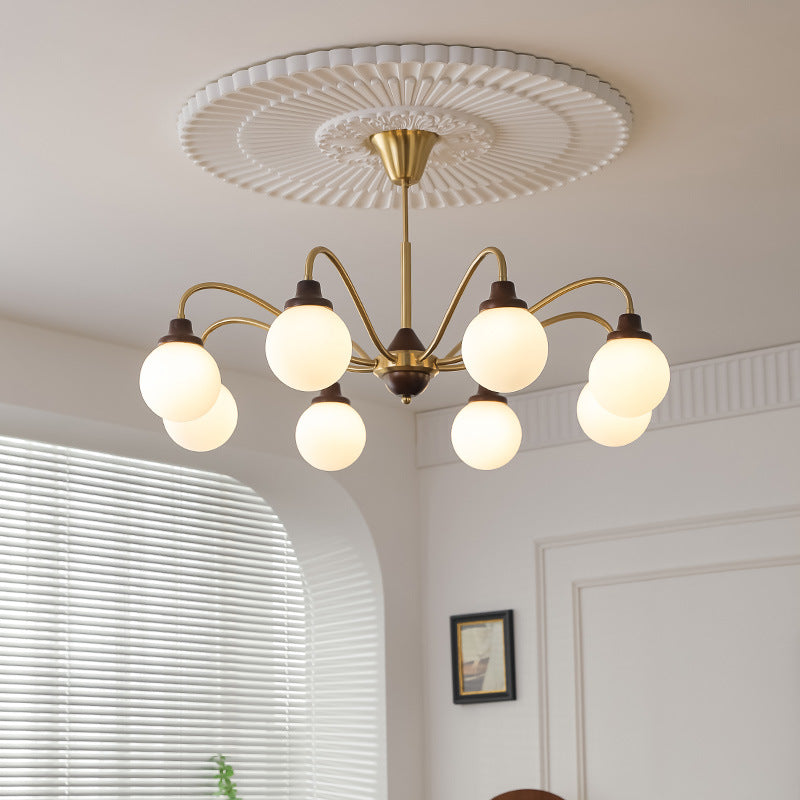 Valentina Franse LED Kroonluchters Chroom Goud Woonkamer/Slaapkamer