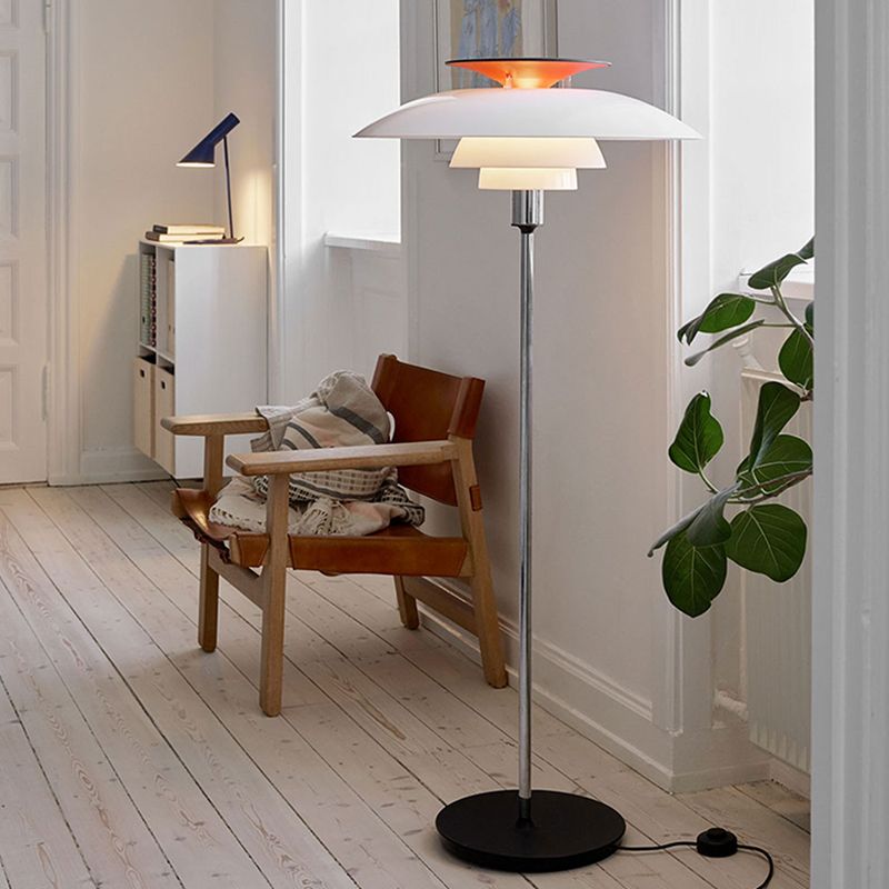 Salgado Moderne Design LED Vliegende Schotel Metaal Acryl Vloerlamp Eetkamer/Woonkamer