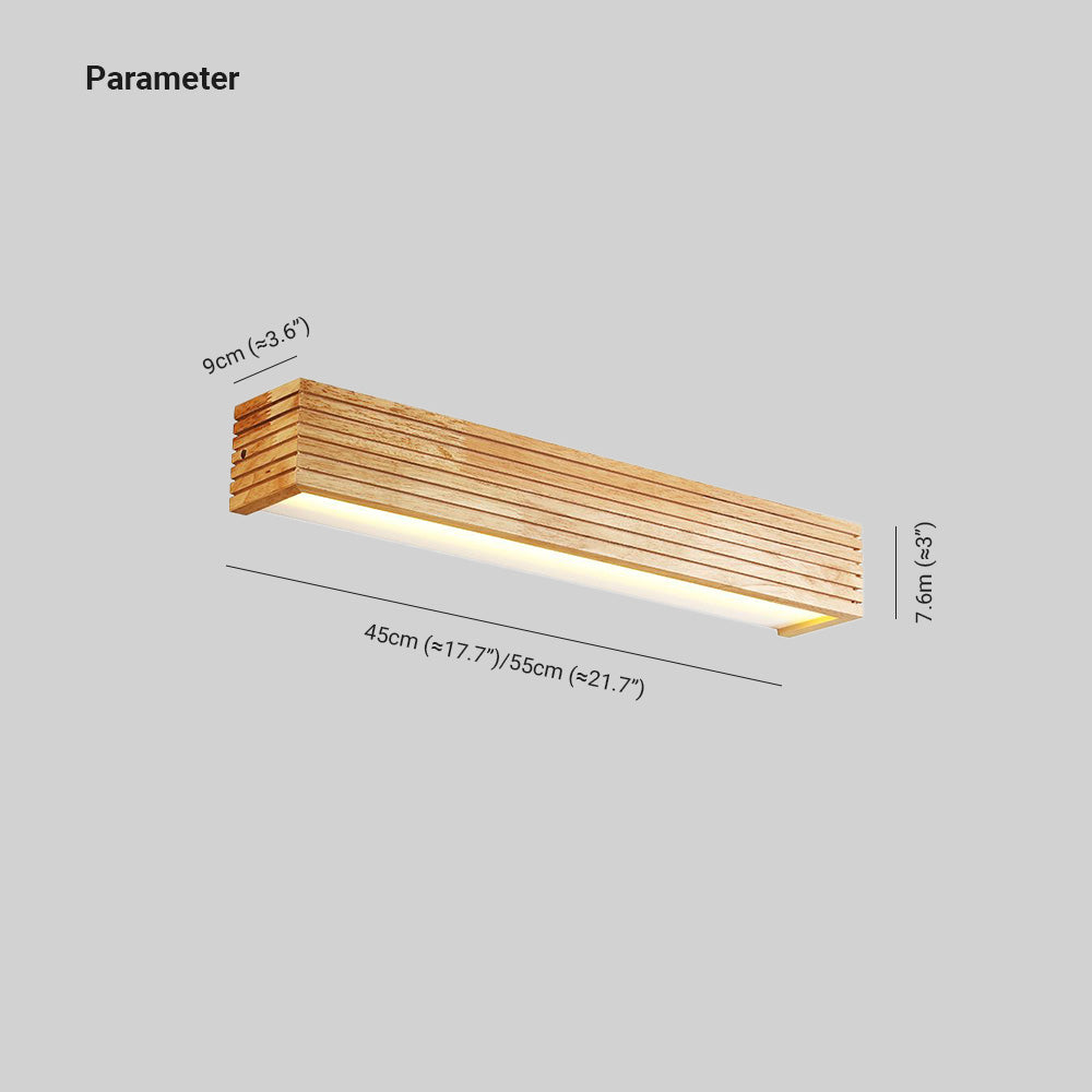 Ozawa Design LED Wandlamp Hout Metaal Eetkamer Slaapkamer