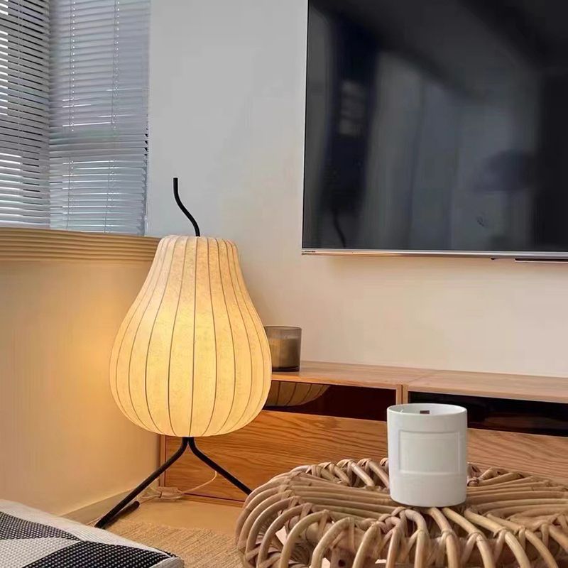 Renée Moderne Design Vloerlamp Peervormig Uniek Art Deco Stof/Metaal Woonkamer