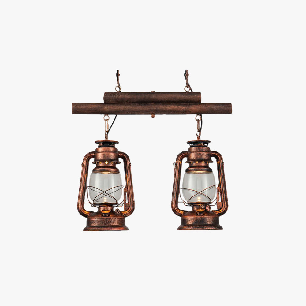 Alessio Retro Kleine LED Hanglampen Metaal Glas Woonkamer Eetkamer