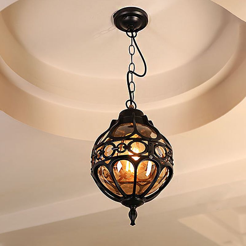 Alessio Loft Sphere Boerderij Rustieke Hanglamp Zwart/Brons Slaapk/Woonkamer