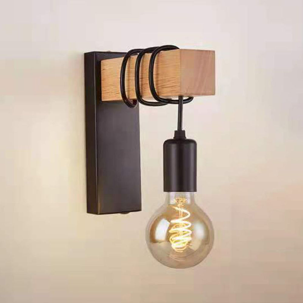 Alessio Ronde Bol Wandlamp Zwart Wit Metaal Woonkamer Slaapkamer