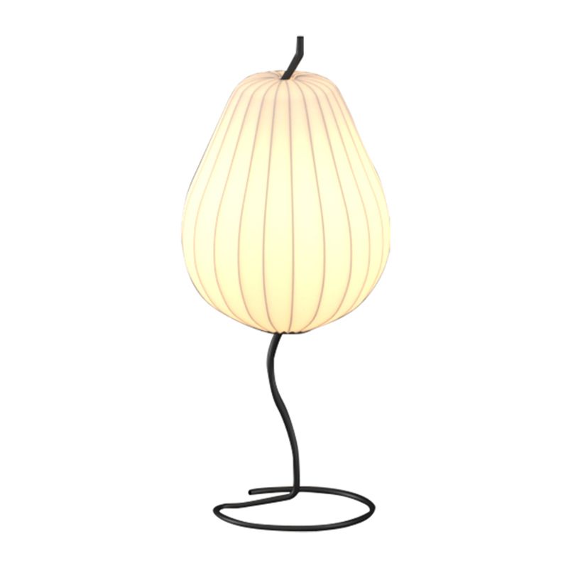 Renée Retro Design LED Peer Vormige Meta Vloerlamp Metaal/Stof Eetkamer/Woonkamer