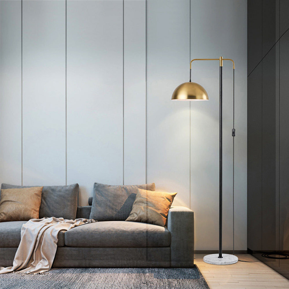 Carins Vintage LED Vloerlamp Zwart Metaal Woonkamer Slaapkamer