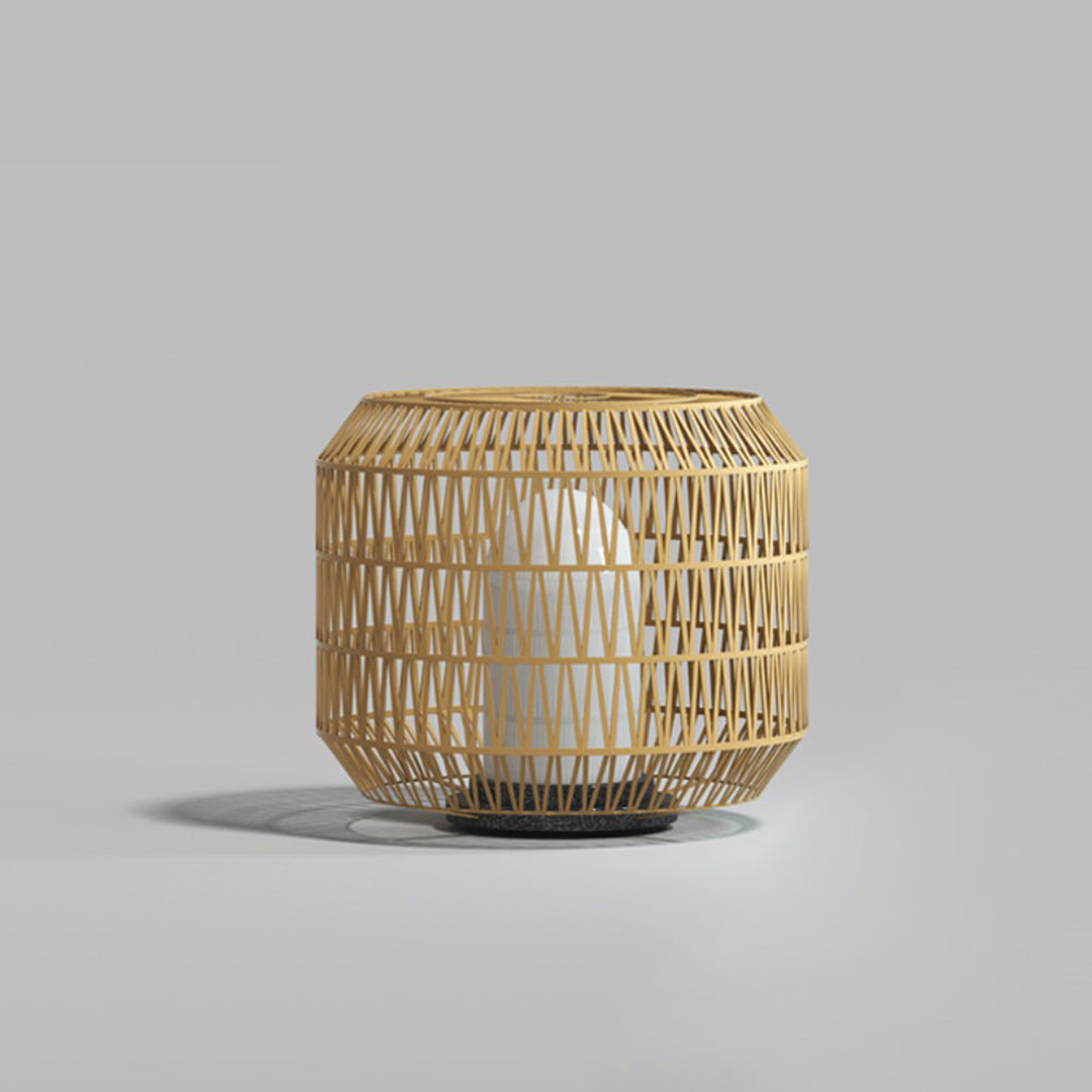 Ritta Vintage Design LED Buitenlamp Lantaarnvorm Rattan Buiten