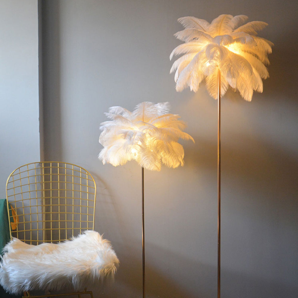O'Moore Design LED Vloerlamp Wit Roze Metaal Woonkamer Slaapkamer