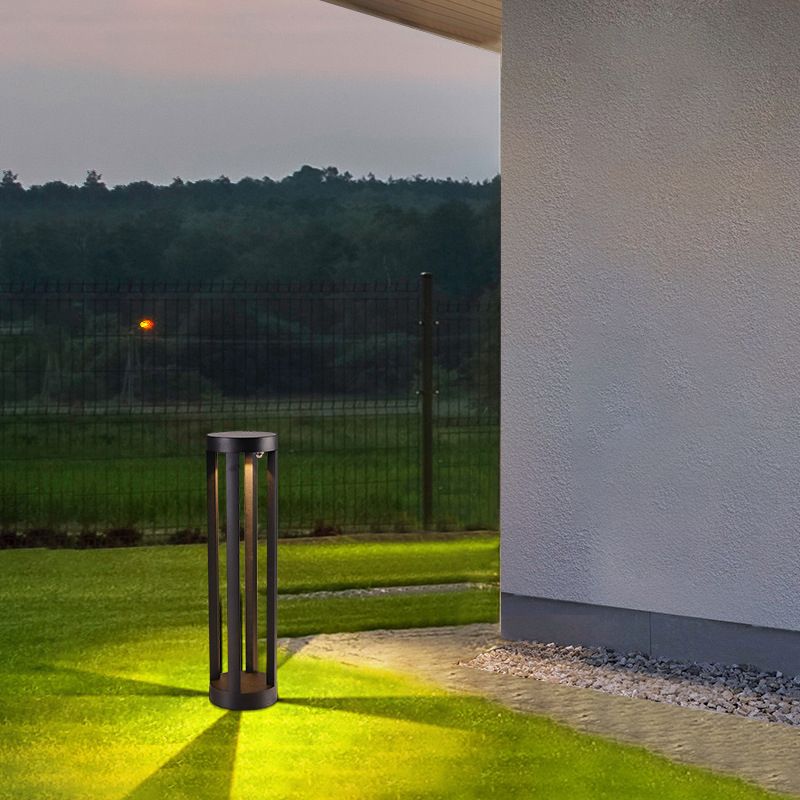 Pena Moderne LED Loom Buitenlamp Zonne Metaal Zwart Tuin/Stoeprand/Balkon