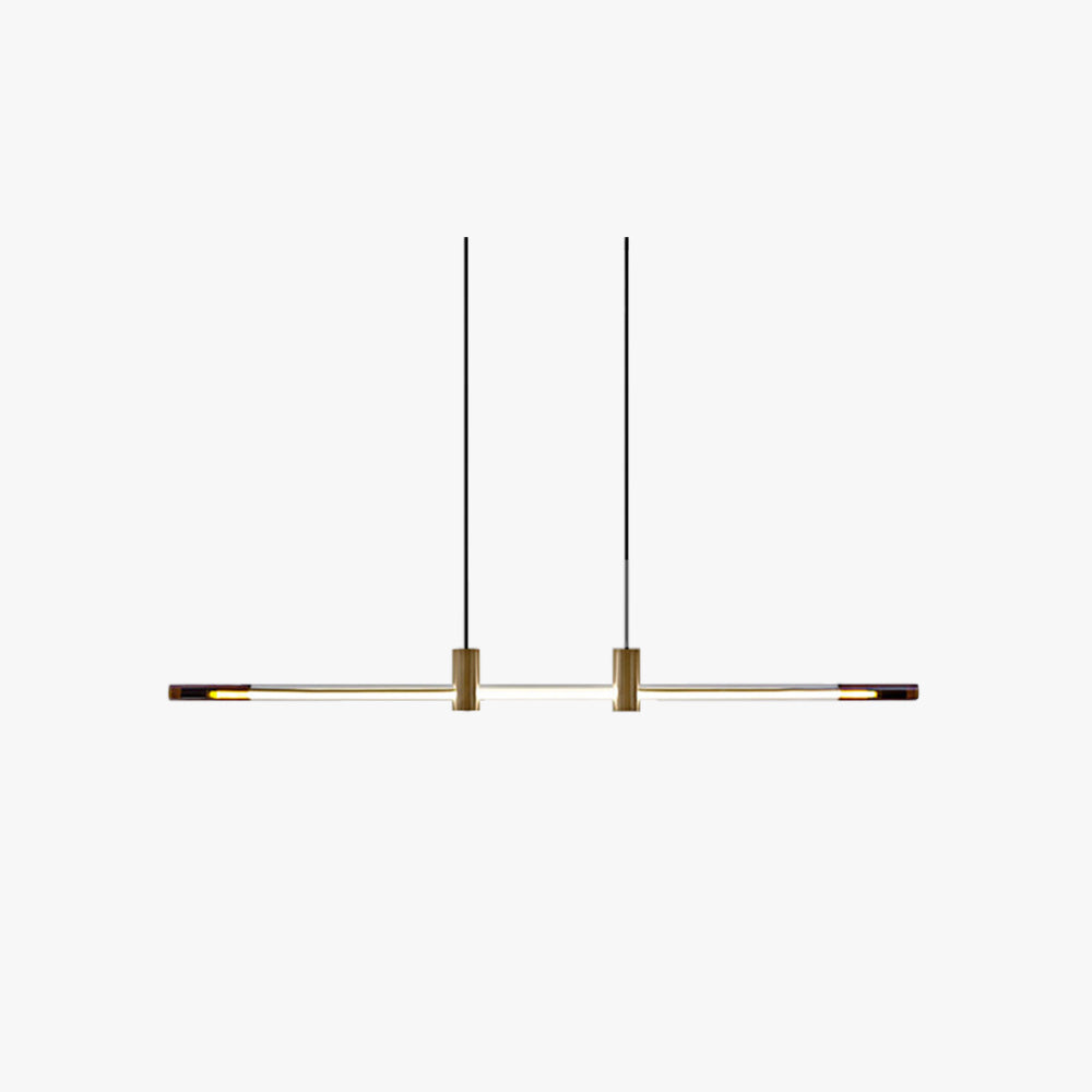 Edge Moderne Minimalistische Lineaire Hanglamp Metaal/Acryl Slaapkamer