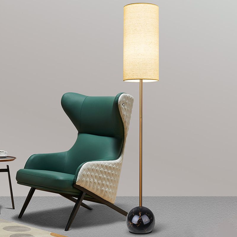 Eryn Moderne Design LED Cilindervorm Vloerlamp Metaal Stof Eetkamer/Woonkamer/Kelder/Hal