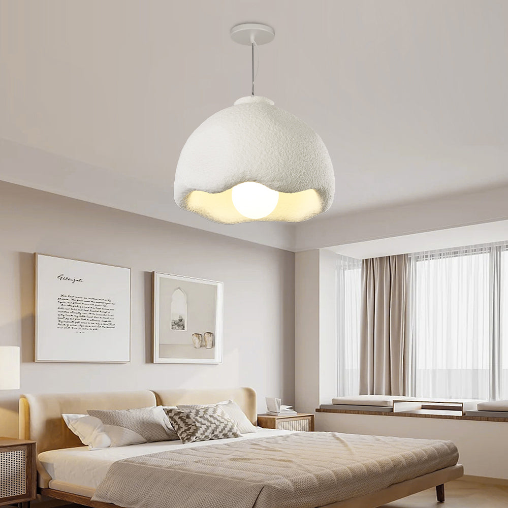 Byers Moderne Bloem LED Hanglamp Wit Polystyreen Woonkamer