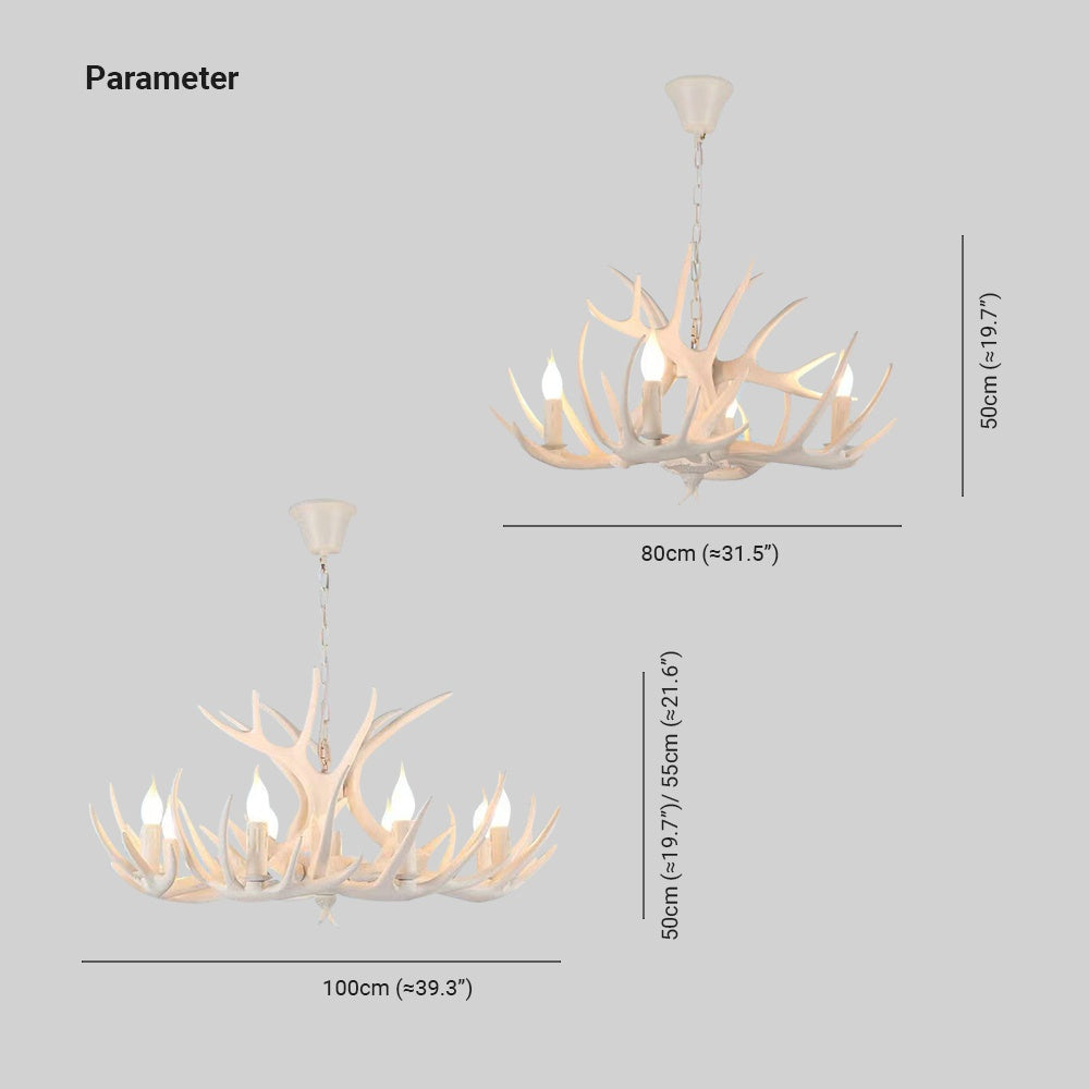 Austin Moderne Design Hertengewei LED Hanglamp Slaapk/Woonkamer