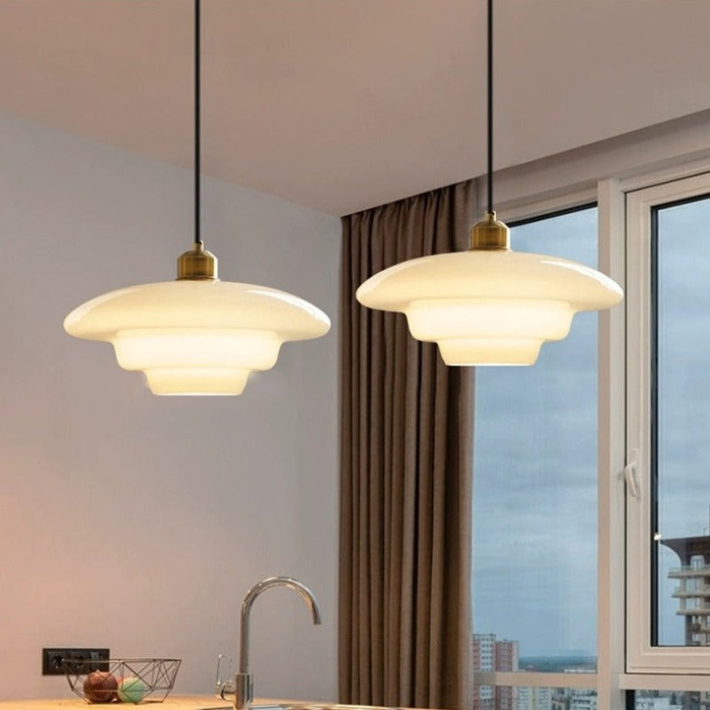Cairns Midden eeuw Art Hanglampen Metaal Glas Slaapkamer Eetkamer