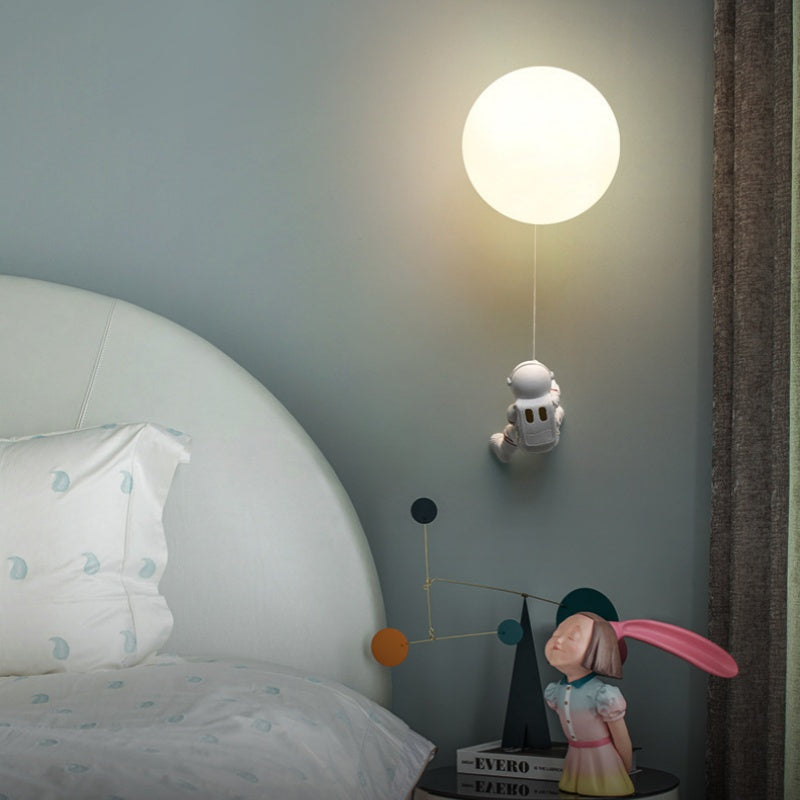 Fateh Moderne Maan LED Binnen Wandlampen Wit Hars Kinderkamer