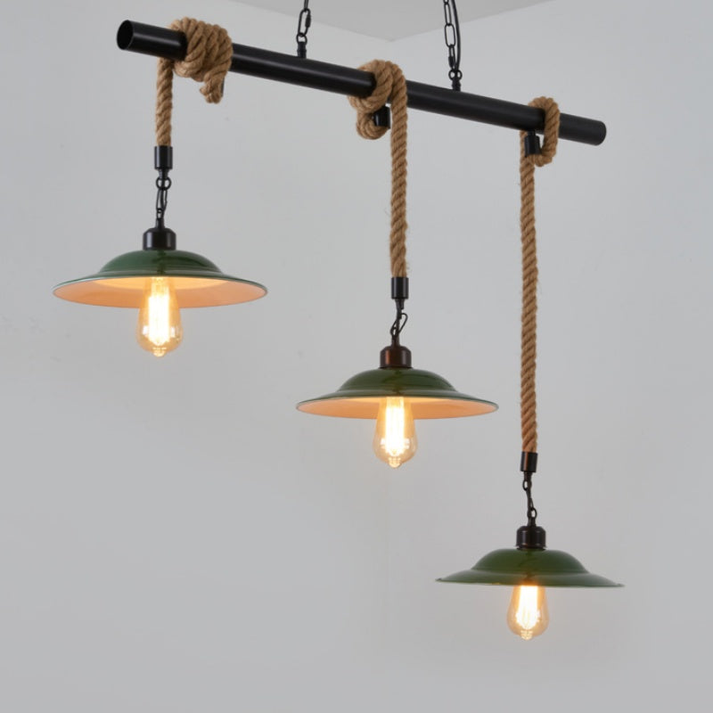Epoch Vintage LED Hanglampen Groen Metaal Keuken/Woonkamer