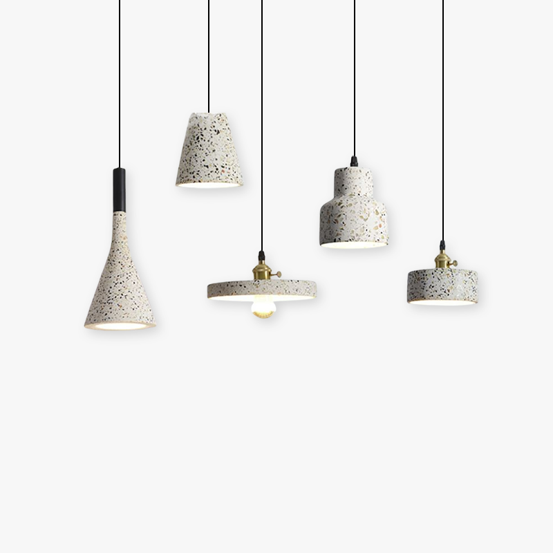 Nazifa Ronde Design LED Hanglampen Metaal Steen Keuken Eetkamer