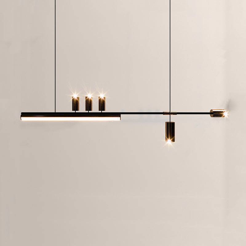 Edge Industriele LED Hanglamp Metaal Acryl Woonkamer Eettafel