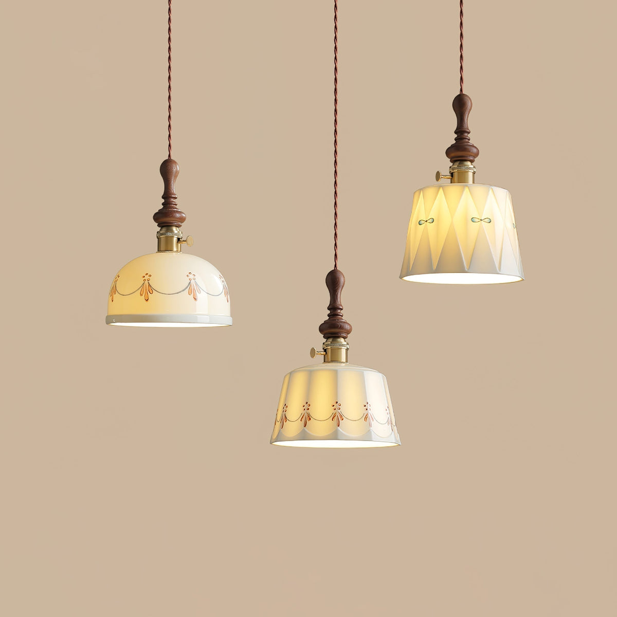 Ceraeyre Vintage Keramische hanglamp