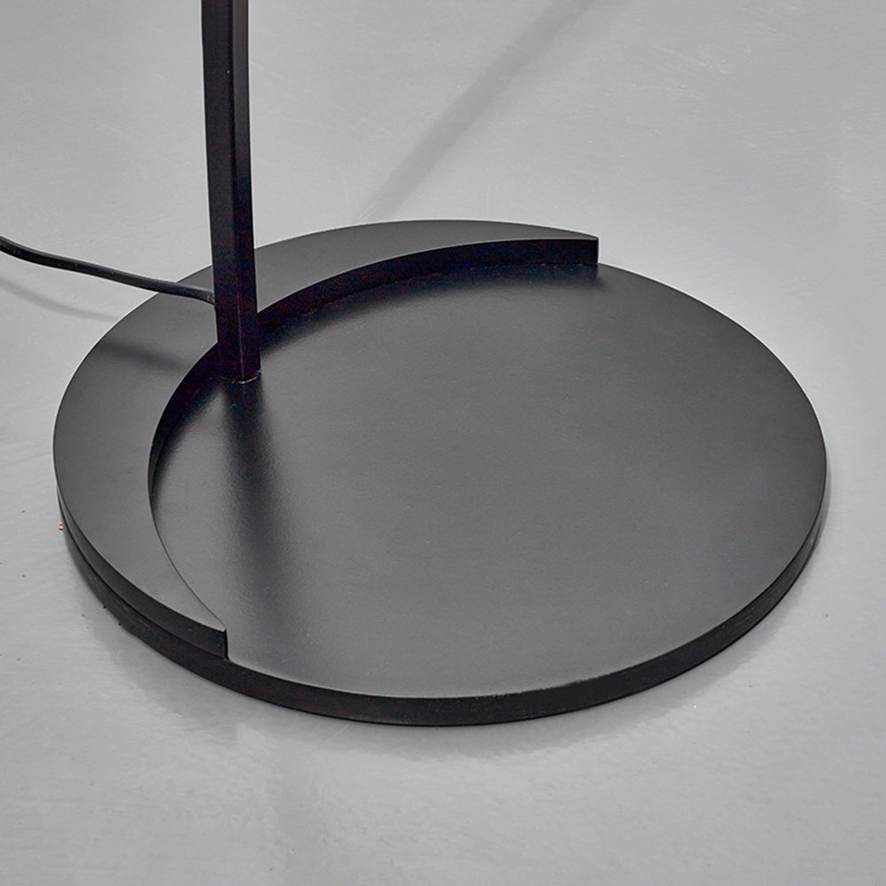 Clifford Moderne Blad LED Vloerlamp Zwart Metaal Woonkamer