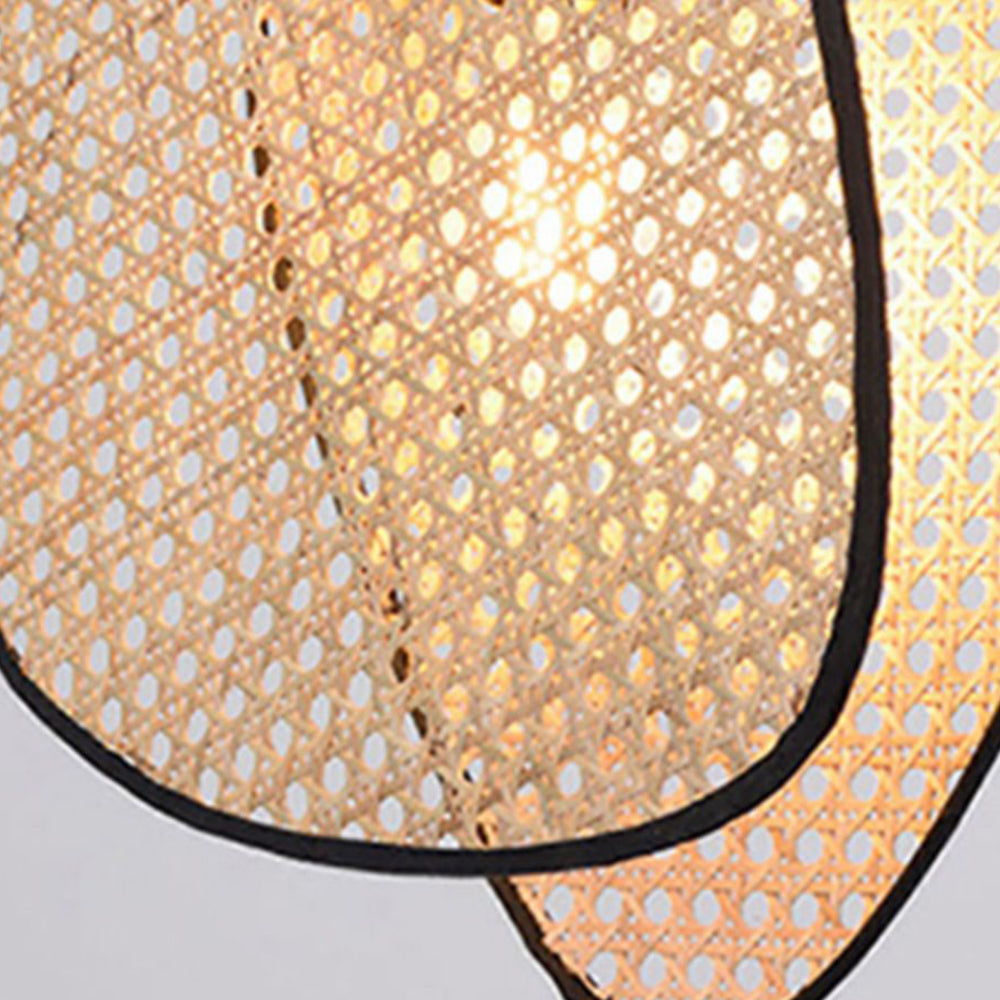 Ritta Design LED Hanglamp Zwart Metaal Eetkamer Rotan Woonkamer