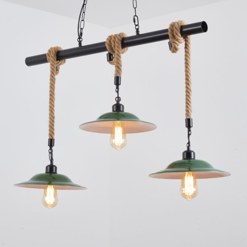 Epoch Vintage LED Hanglampen Groen Metaal Keuken/Woonkamer