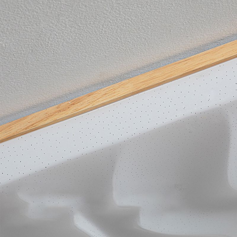 Ozawa Moderne LED Plafondlamp Hout Acryl Slaapkamer/Studiezaal