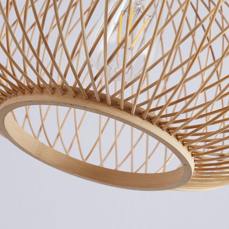 Ritta Moderne Design LED Hanglamp Acryl Rattan Woonkamer Keuken
