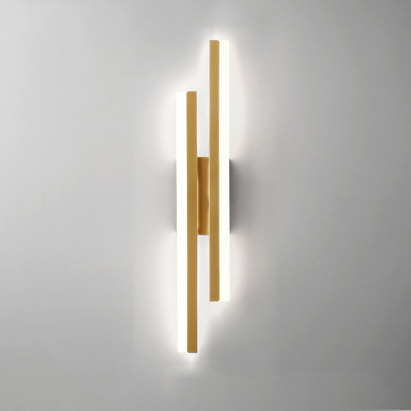 Alana Minimalistische Industriele LED Wandlamp Zwart/Wit Woon/Slaapkamer Acryl/Metaal