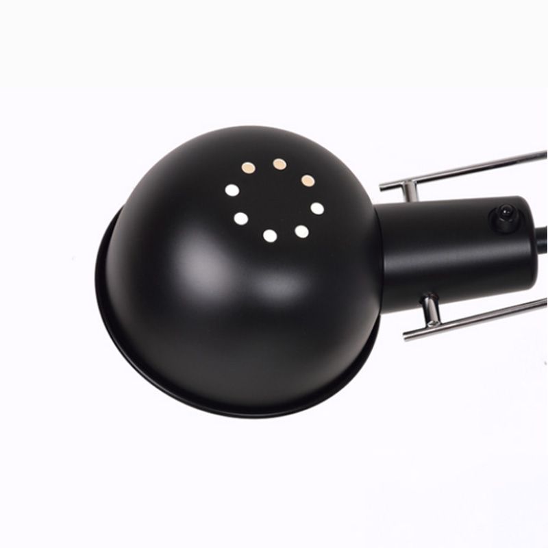 Brady Verstelbare Wandlamp met Lange Zwenkarm Metaal Zwart/Wit