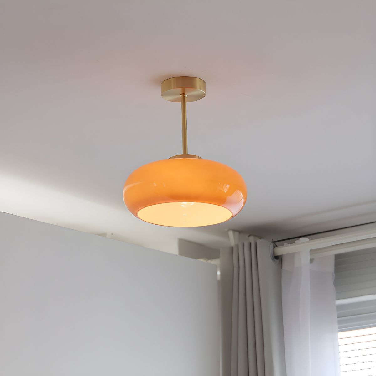 Sanna Moderne Design LED Plafondlamp Glass Woonkamer Keuken