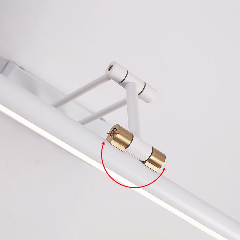 Edge Moderne Industriele LED Wandlamp Zwart/Wit Badkamer Metaal&Acryl