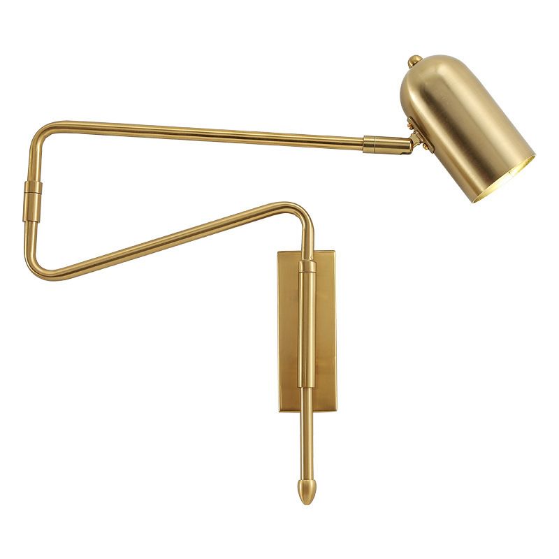 Freja Moderne Design Wandlamp Metaal Verstelbaar Zwart/Goud Slaapkamer/Woonkamer