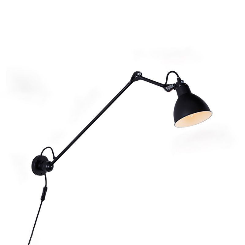 Brady Minimalistische Wandlamp Metaal Zwart Slaapkamer/Woonkamer