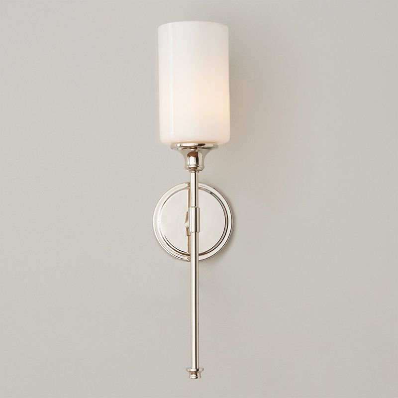 Eryn Nordic Vanity Glas Wandlamp Zwart/Zilver Glas/Metaal Slaapkamer/Eetkamer/Woonkamer
