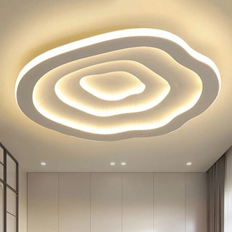 Quinn Moderne Design LED Plafondlamp Glas Slaapkamer Woonkamer