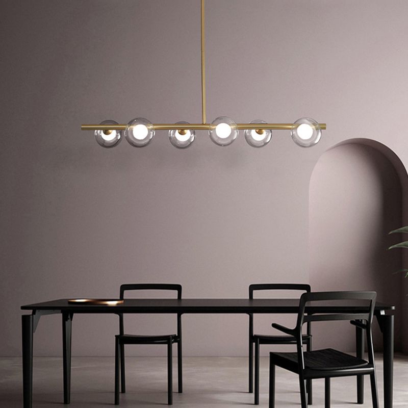 Valentina Moderne Design LED Hanglamp Metaal Zwart/Goud Woonkamer