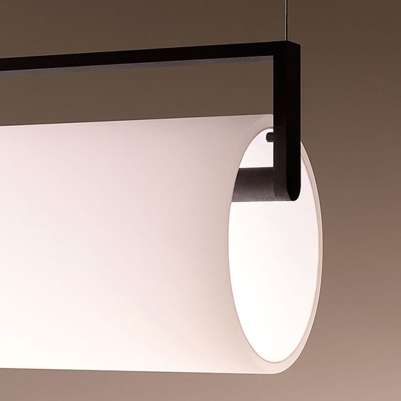 Edge Desinger Cylindrical Shape Linear Pendant Light, 36.6"/48"