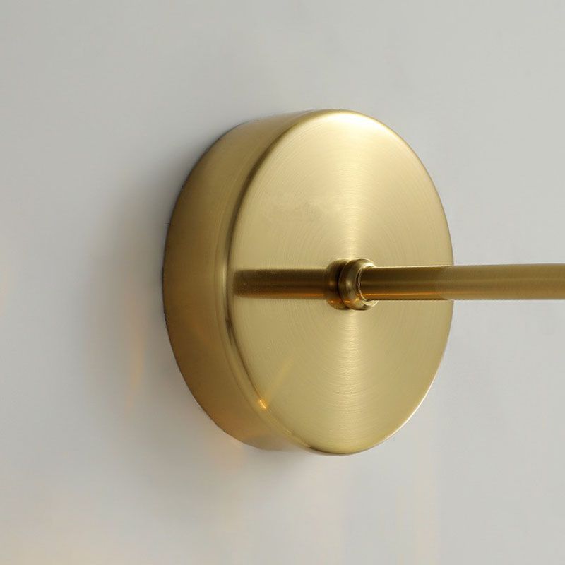 Valentina Moderne Design Wastafel LED Wandlamp Zwart/Goud Metaal/Glas Slaapkamer/Eetkamer/Woonkamer