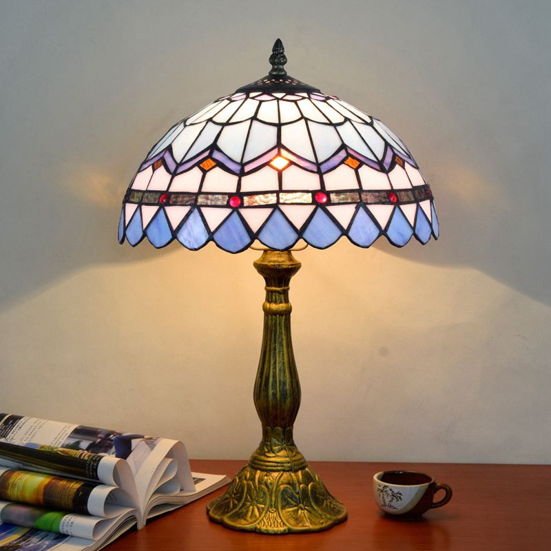 Alessio Vintage LED Tafellamp Slaap/Kinder/Babykamer Metaal/Glas